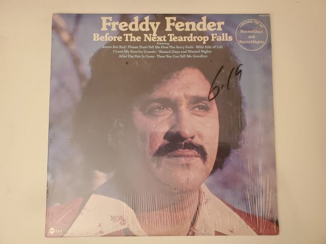 Freddy Fender Before the Next Teardrop Falls vinyl record