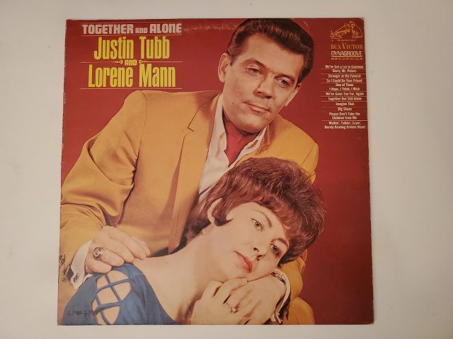 Justin Tubb and Lorene Mann Together and Alone vinyl record