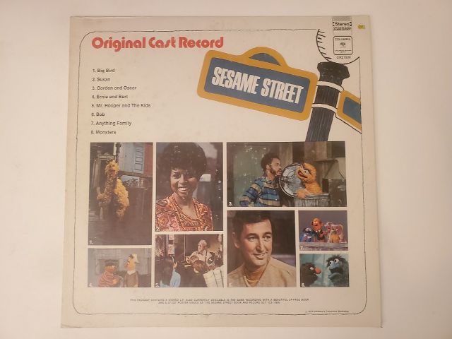 Sesame Street Cast Original Cast Record vinyl record