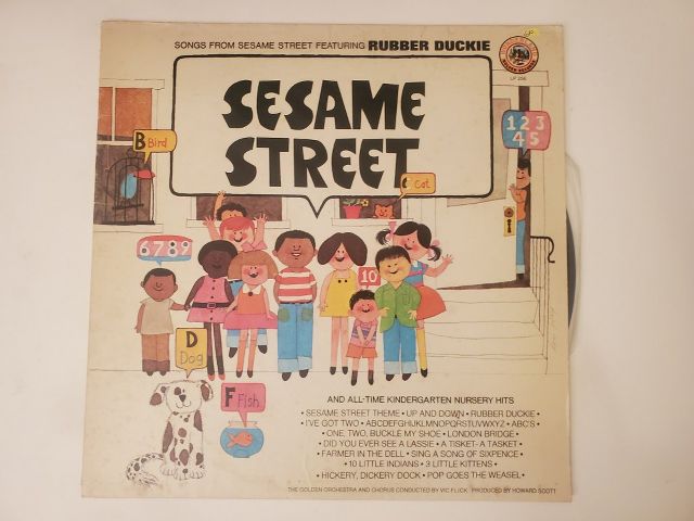 Sesame Street Songs from Sesame Street Featuring Rubber Duckie vinyl record