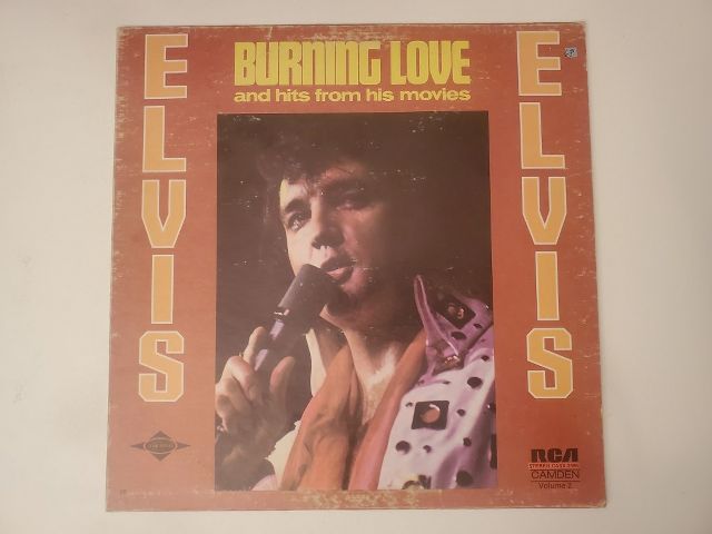 Elvis Presley Burning Love and Hits from His Movies vinyl record