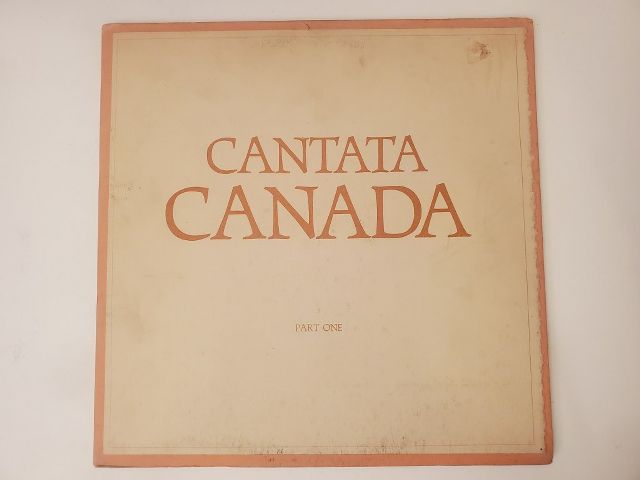 Unknown Cantata Canada Part One vinyl record