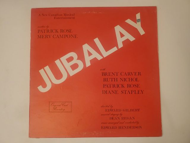Cast of Jubalay Jubalay vinyl record