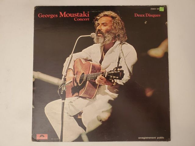 Georges Moustaki Concert vinyl record