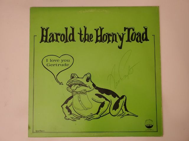 Unknown Harold the Horny Toad vinyl record