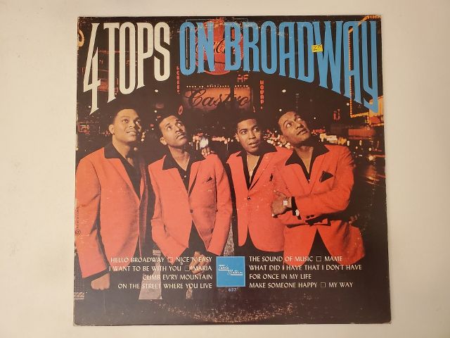 The Four Tops On Broadway vinyl record