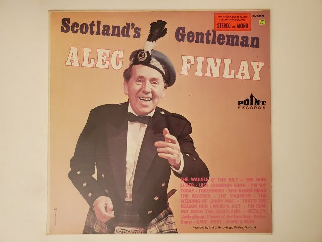Alec Finlay Scotland's Gentleman vinyl record