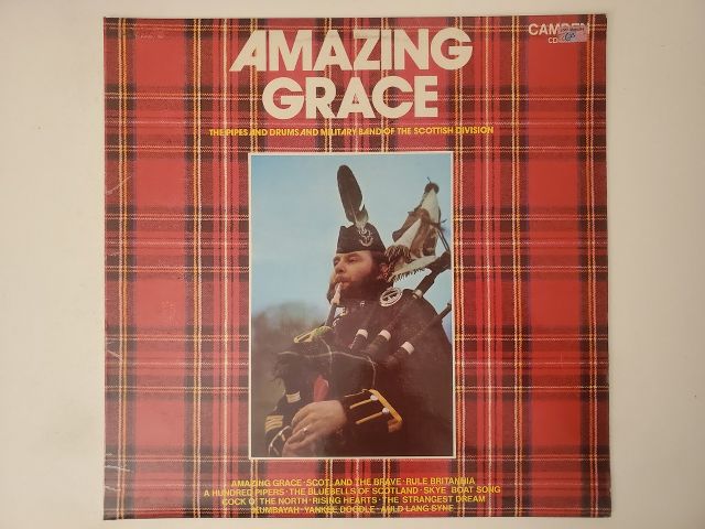 The Pipes and Drums and Military Band of the Scottish Division Amazing Grace vinyl record