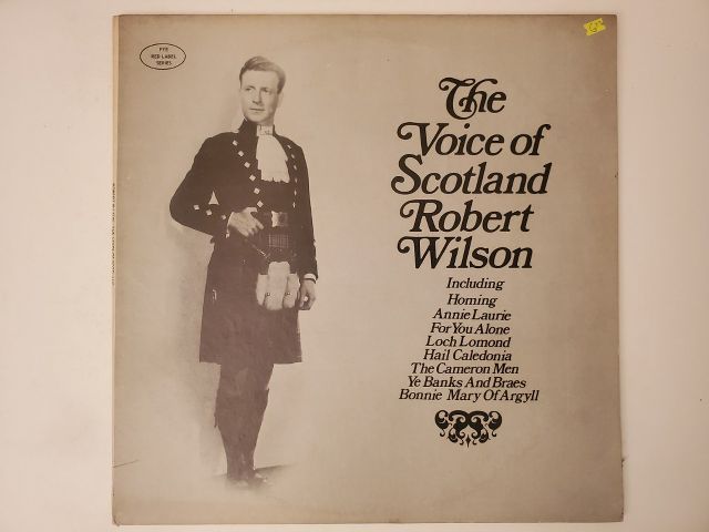 Robert Wilson The Voice of Scotland vinyl record