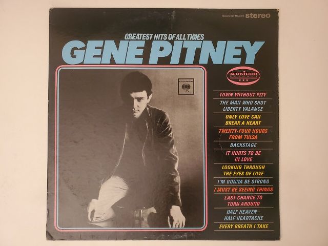 Gene Pitney Greatest Hits of All Times vinyl record