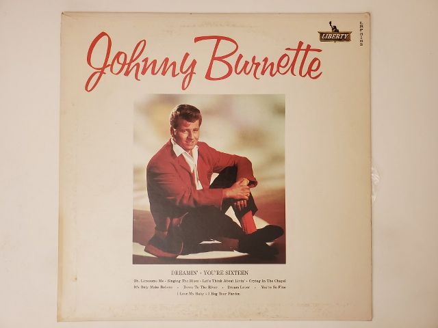 Johnny Burnette Dreamin' - You're Sixteen vinyl record