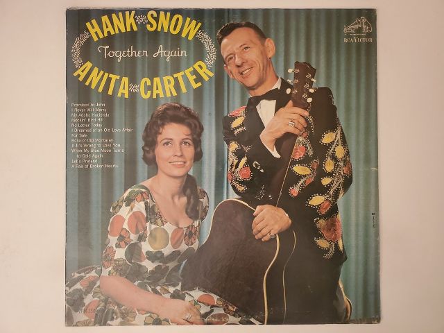 Hank Snow and Anita Carter Together Again vinyl record