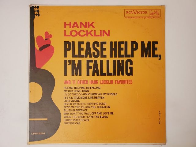 Hank Locklin Please Help Me, I'm Falling vinyl record