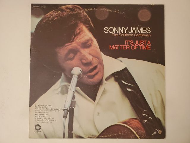 Sonny James It's Just a Matter of Time vinyl record