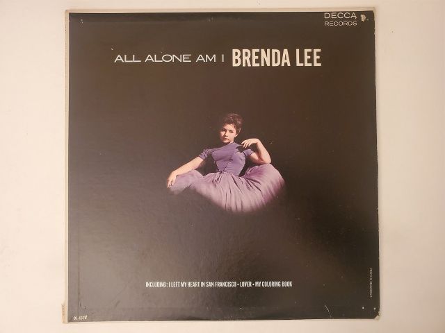 Brenda Lee All Alone Am I vinyl record