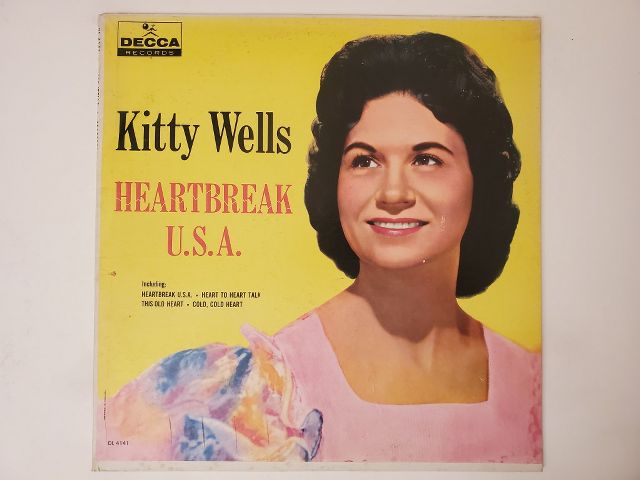 Kitty Wells Heartbreak U.S.A. vinyl record