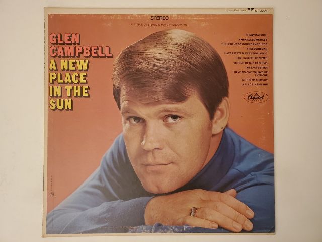 Glen Campbell A New Place in the Sun vinyl record