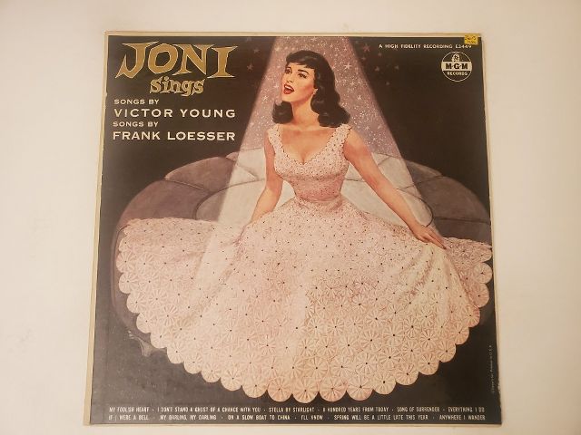 Joni James Joni Sings Songs by Victor Young and Frank Loesser vinyl record