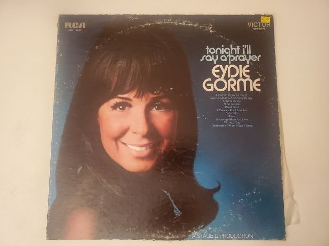 Eydie Gorme Tonight I'll Say a Prayer vinyl record