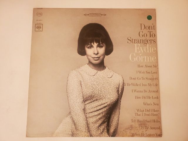 Eydie Gorme Don't Go To Strangers vinyl record