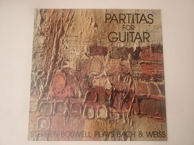 Stephen Boswell Partitas for Guitar vinyl record