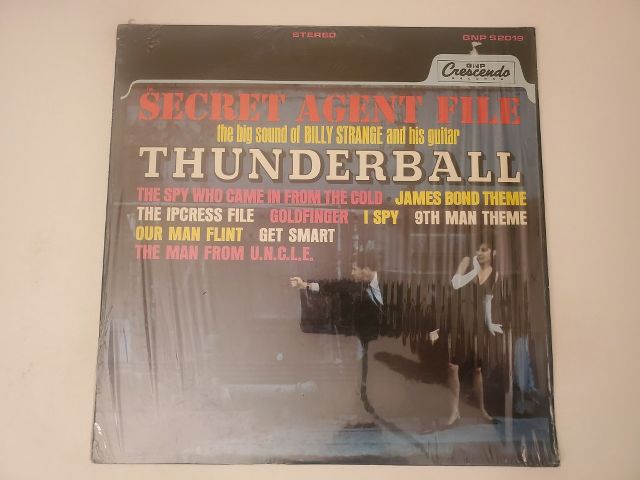 Billy Strange Secret Agent File vinyl record