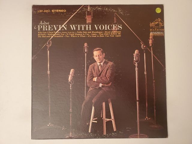 Andre Previn Previn with Voices vinyl record