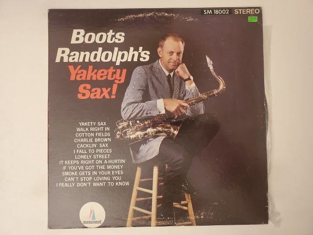 Boots Randolph Yakety Sax vinyl record