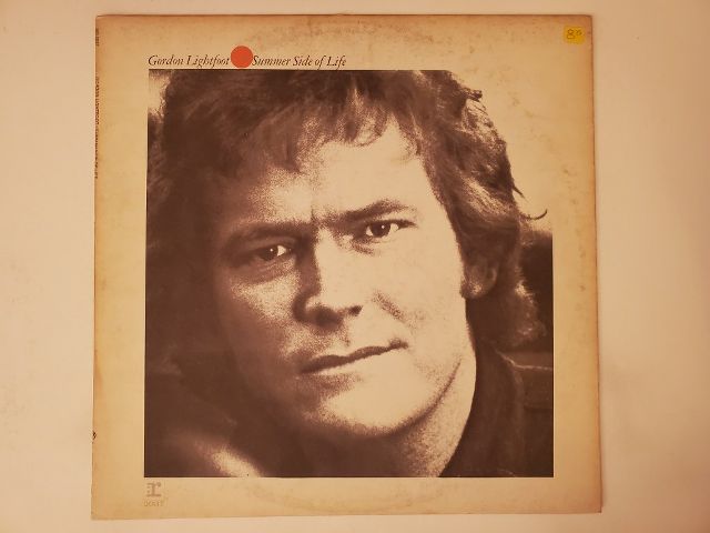 Gordon Lightfoot Summer Side of Life vinyl record