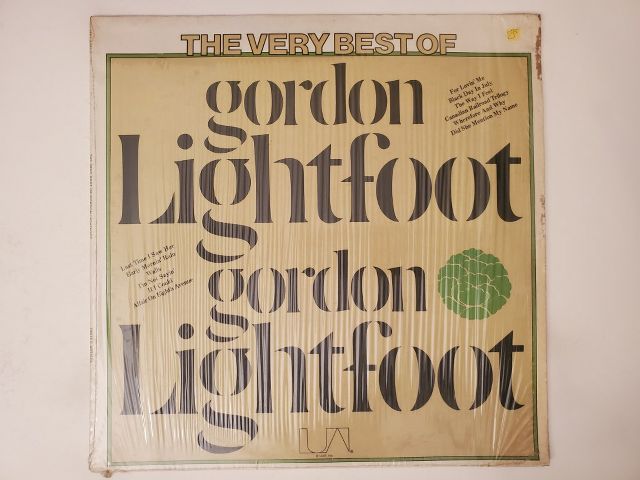 Gordon Lightfoot The Very Best Of Gordon Lightfoot vinyl record