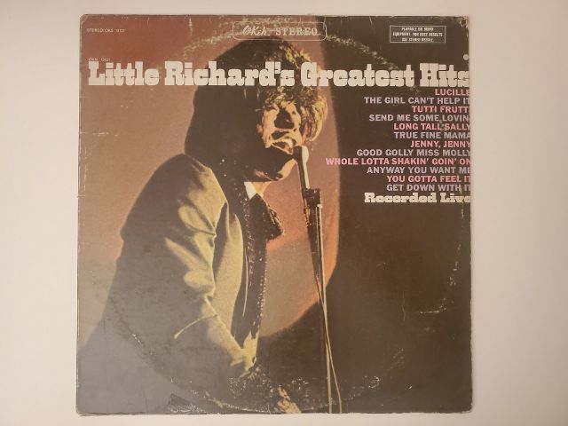 Little Richard Little Richard's Greatest Hits: Recorded Live vinyl record