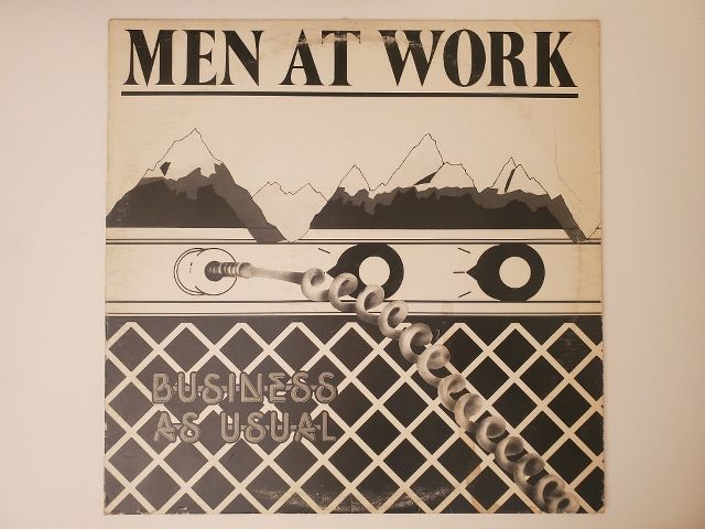Men at Work Business as Usual vinyl record