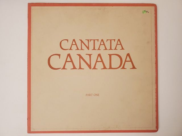 Unknown Cantata Canada Part One vinyl record
