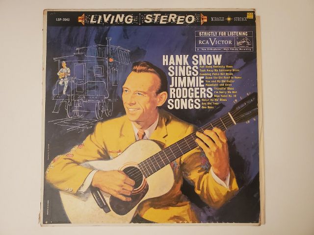 Hank Snow Hank Snow Sings Jimmie Rodgers Songs vinyl record