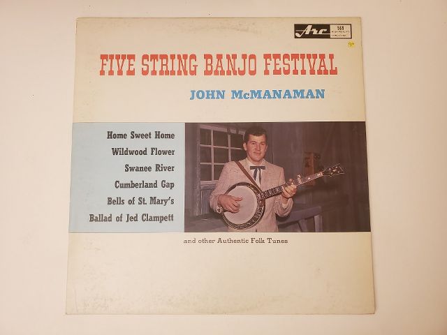 John McManaman Five String Banjo Festival vinyl record