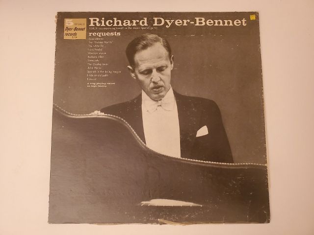 Richard Dyer-Bennet Requests vinyl record