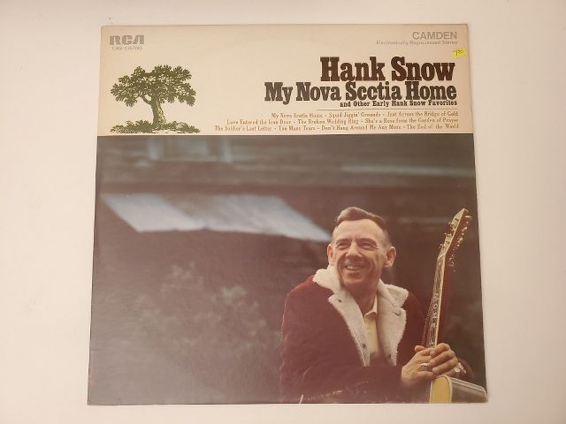 Hank Snow My Nova Scotia Home vinyl record