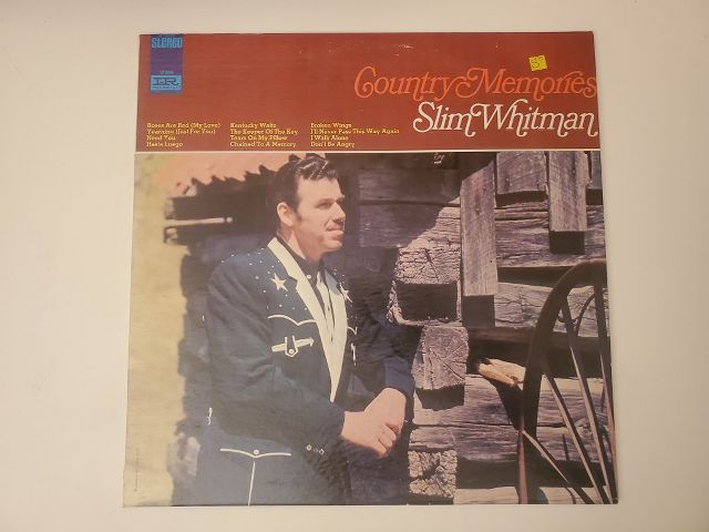 Slim Whitman Country Memories vinyl record