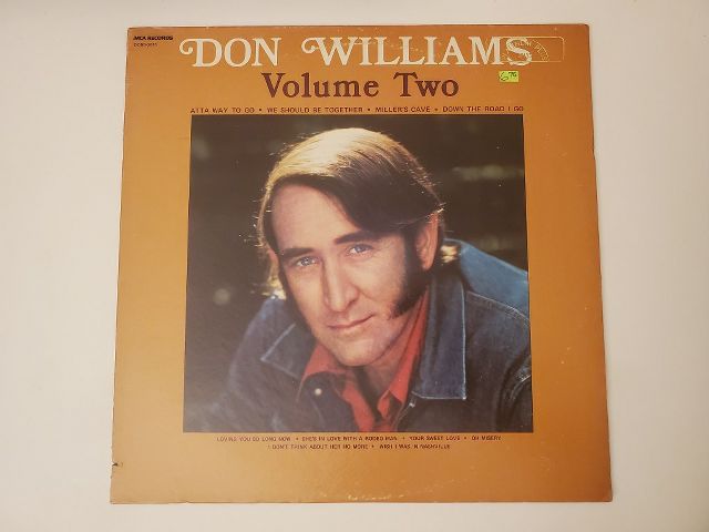 Don Williams Volume Two vinyl record
