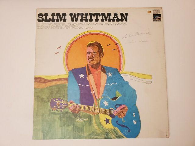 Slim Whitman I?ll Never Stop Loving You vinyl record