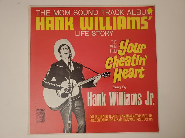 Hank Williams Jr Your Cheatin' Heart (Soundtrack) vinyl record