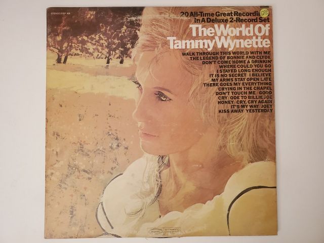 Tammy Wynette The World of Tammy Wynette vinyl record