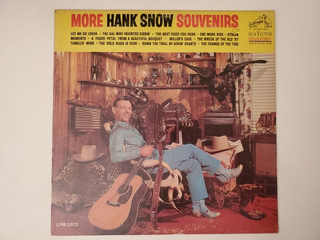 Hank Snow More Hank Snow Souvenirs vinyl record