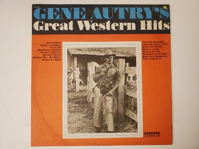 Gene Autry Great Western Hits vinyl record