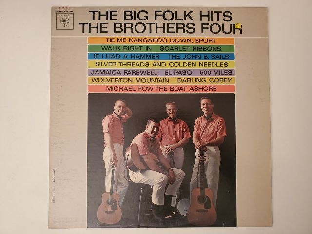 The Brothers Four The Big Folk Hits vinyl record