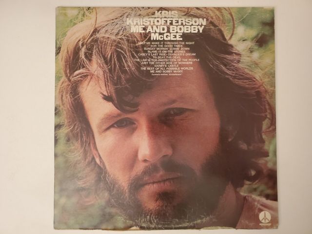 Kris Kristofferson Me and Bobby McGee vinyl record
