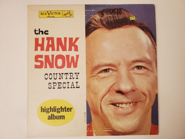 Hank Snow Country Special vinyl record