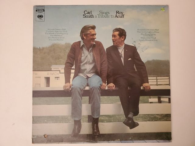 Carl Smith Sings Tribute to Roy Acuff vinyl record
