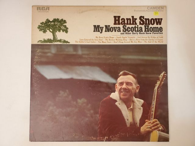 Hank Snow My Nova Scotia Home vinyl record