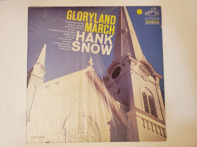 Hank Snow Gloryland March vinyl record